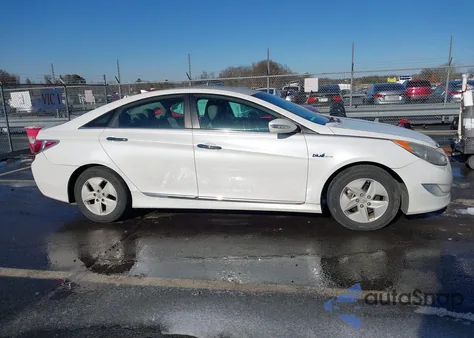 2012 Hyundai Sonata Hybrid z USA, uszkodzony, nr VIN KMHEC4A44CA020865